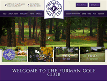 Tablet Screenshot of furmangolfclub.com